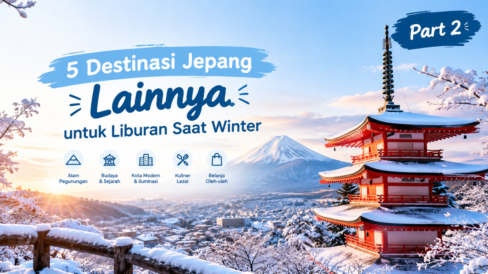 5 Destinasi Jepang Saat Musim Dingin untuk Liburan